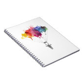 Skydiver, Fallschirm. Skydiving Sport. Notizblock (Rechte Seite)