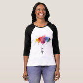 Skydiver, Fallschirm. Skydiving Sport. T-Shirt (Vorne ganz)