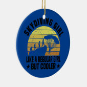 Skydiver Fallschirmspringen Fallschirm Keramik Ornament (Rechts)