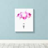 Skydiver Fallschirmspringen Fallschirmspringen Leinwanddruck (Insitu (Holzboden))