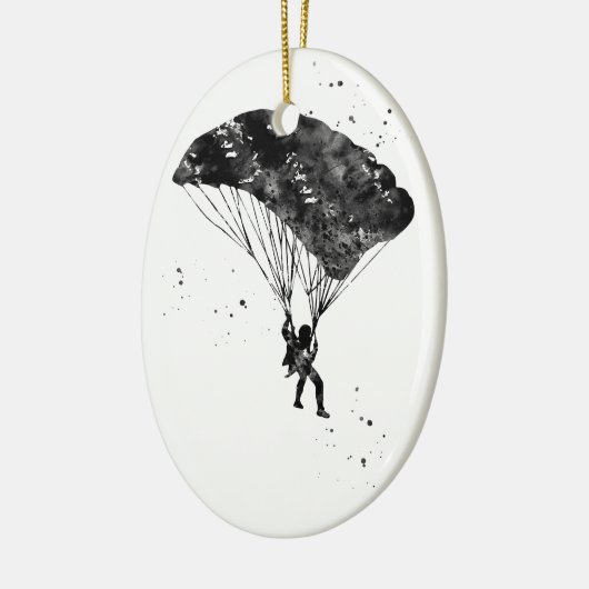 Skydiver Keramik Ornament (Links)