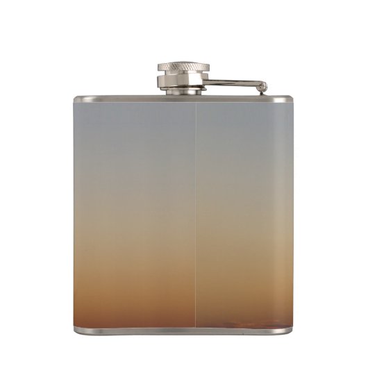 Skydiver Parachute bei Sunset Sky Diver Flachmann (Rückseite)