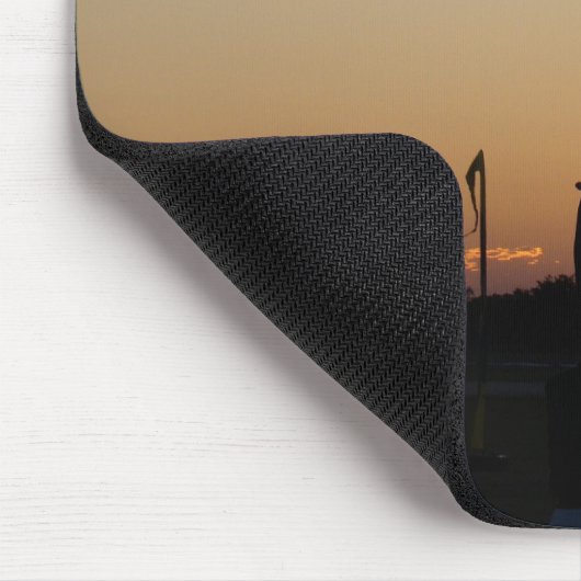 Skydiver Parachute bei Sunset Sky Diver Mousepad (Ecke)