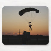 Skydiver Parachute bei Sunset Sky Diver Mousepad (Vorne)