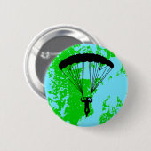Skydiver-Silhouette Button (Vorne & Hinten)