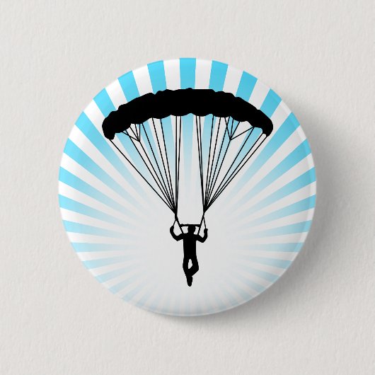 Skydiver-Silhouette Button (Vorderseite)