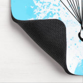 Skydiver Silhouette Mousepad (Ecke)