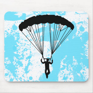Skydiver Silhouette Mousepad
