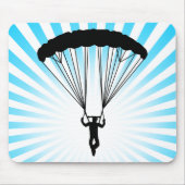 Skydiver Silhouette Mousepad (Vorne)