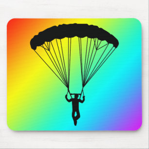 Skydiver-Silhouette Mousepad