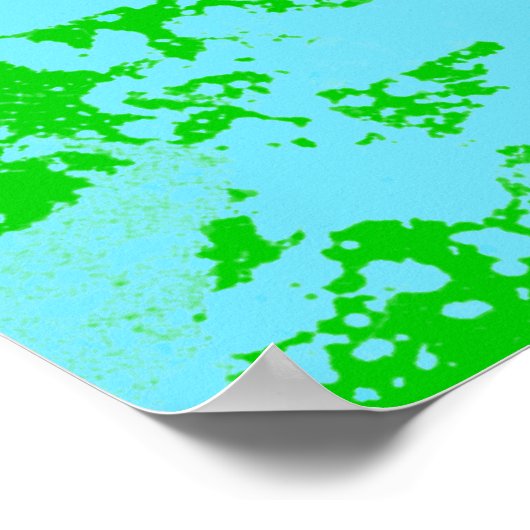 Skydiver Silhouette Poster (Ecke)