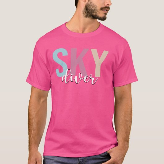 Skydiver Sky Diving Skydive Parachuting T-Shirt (Vorderseite)