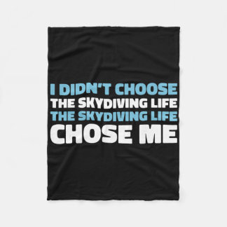 Skydiver Sky - Surfing Parachuting Skydiving Fleecedecke