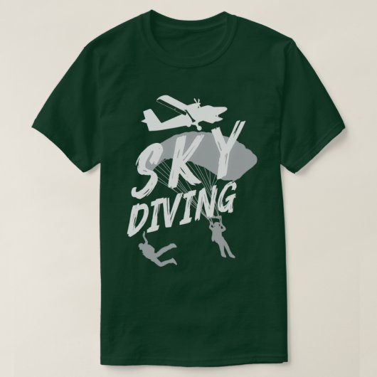 Skydiver Skydiver Diving Skydive Parachuting Gesch T-Shirt (Design vorne)