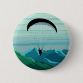 Skydiver Skydiver Fallschirmspringen Skydive-Gesch Button (Vorderseite)