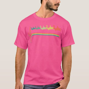 Skydiver Skydiver Heartbeat Skydive T-Shirt