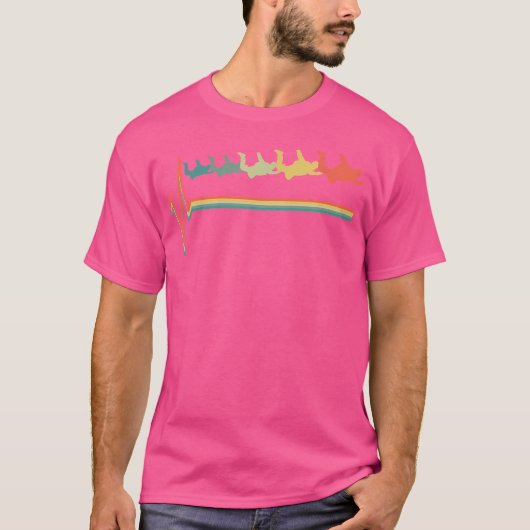 Skydiver Skydiver Heartbeat Skydive T-Shirt (Vorderseite)