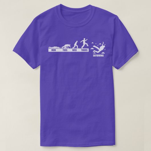 Skydiver Skydiver Plan Skydive Parachuting Gi T-Shirt (Design vorne)
