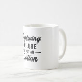 Skydiver Skydiving Failure ist keine Coole Option Kaffeetasse (VorderseiteRechts)