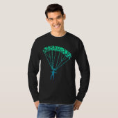 Skydiver Skydiving Parachuting Parachutist T-Shirt (Vorne ganz)