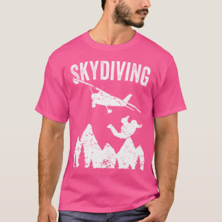 Skydiver springt vom Flugzeug Skydiving T-Shirt