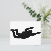 Skydiver-Symbol Postkarte (Stehend Vorderseite)