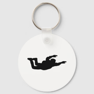 Skydiver-Symbol Schlüsselanhänger