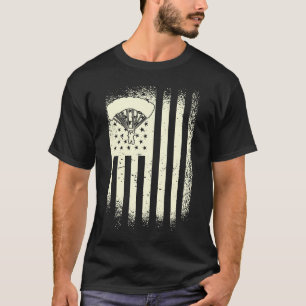 Skydiver USA Flag Parachute American Skydiver T-Shirt