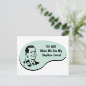 Skydiver Voice Postkarte (Stehend Vorderseite)