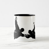 SKYDIVER ZWEIFARBIGE TASSE (Mittel)
