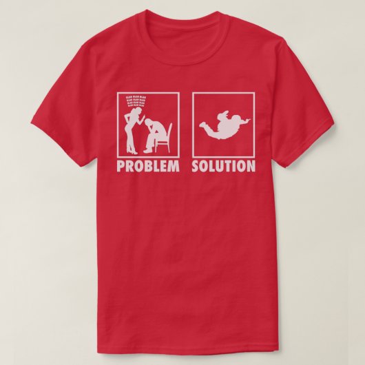 Skydivers-Erklärung - Problem T-Shirt (Design vorne)