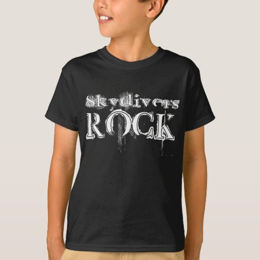 Skydivers-Felsen T-Shirt (Vorderseite)