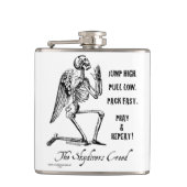 Skydivers-Kredo Flachmann (Vorderseite)