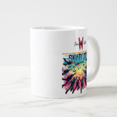Skydivers verkörpern den Sonnenuntergang Jumbo-Tasse (Vorderseite Rechts)