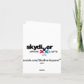 Skydivers-Wunsch Karte (Rückseite)