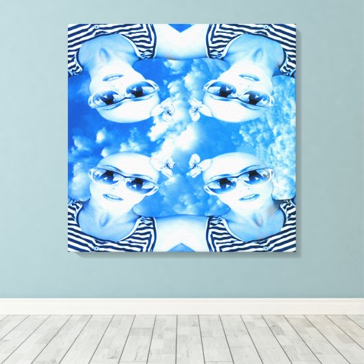 Skydiverse Leinwanddruck (Insitu (Holzboden))