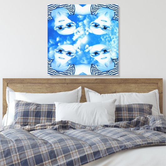 Skydiverse Leinwanddruck (Insitu (Schlafzimmer))