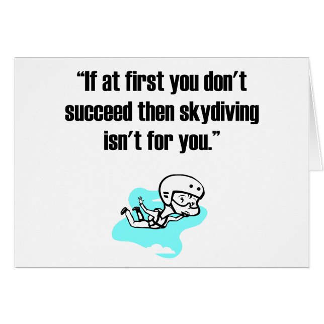 Skydiving (Vorderseite (Horizontal))