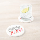 Skydiving Abstiegszone Getränkeuntersetzer (Seite)