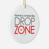 Skydiving Abstiegszone Keramikornament (Rechts)