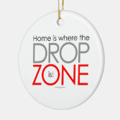 Skydiving Abstiegszone Keramikornament (Links)