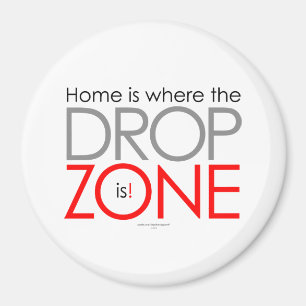 Skydiving Abstiegszone Magnet