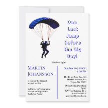 Skydiving Bachelor Party Funny Adventure Theme