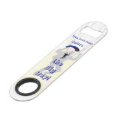 Skydiving Bachelor Party Funny Adventure Theme Speed Flaschenöffner (Vorderseite Schrägansicht)