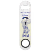 Skydiving Bachelor Party Funny Adventure Theme Speed Flaschenöffner (Vorderseite)