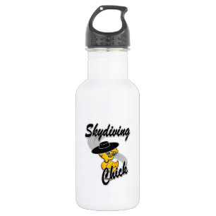 Skydiving Chick #4 Trinkflasche