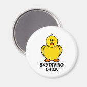 Skydiving Chick Magnet (Vorderseite/Rückseite)