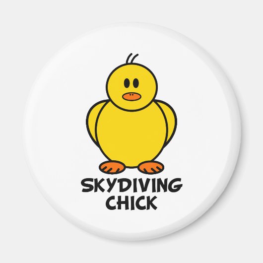 Skydiving Chick Magnet (Vorne)