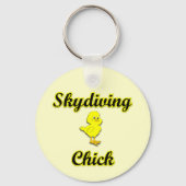 Skydiving Chick Schlüsselanhänger (Vorderseite)