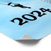 Skydiving Design 2024 Kalenderposter Poster (Ecke)